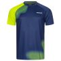 Donic T-Shirt Peak, Farbe: navy-lime, Größe: 140