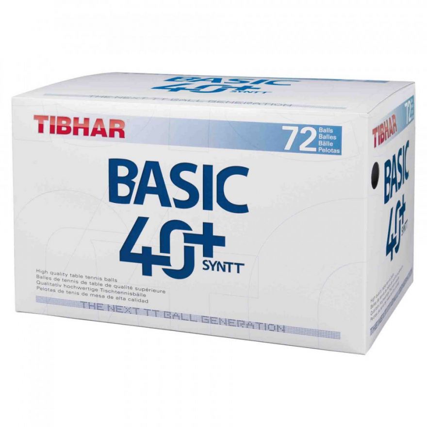 Tibhar Ball Basic 40+ SYNTT 72 Stk weiß