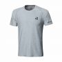 andro T-Shirt Melange Alpha Casual, Farbe: grau, Größe: 3XL