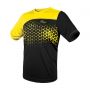 Tibhar T-Shirt Game, Farbe: schwarz-gelb, Größe: XXS