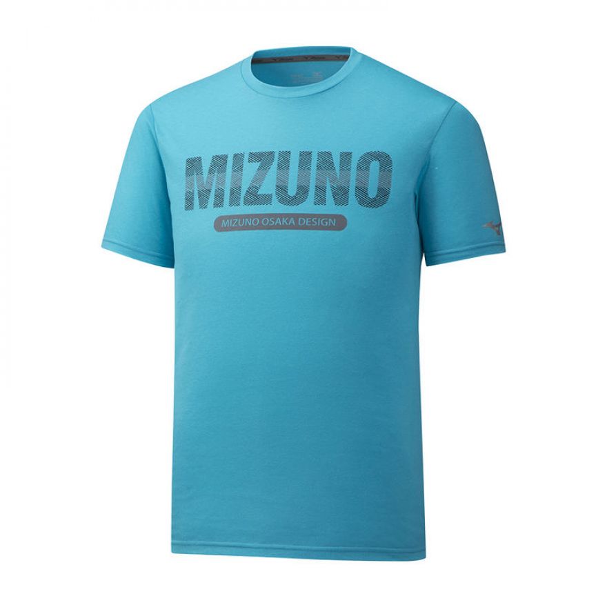 Mizuno Heritage Tee blau (2019)